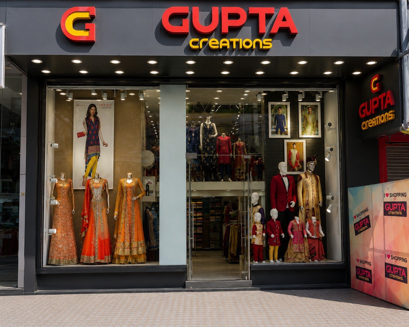 Gupta Creations fashion store interior